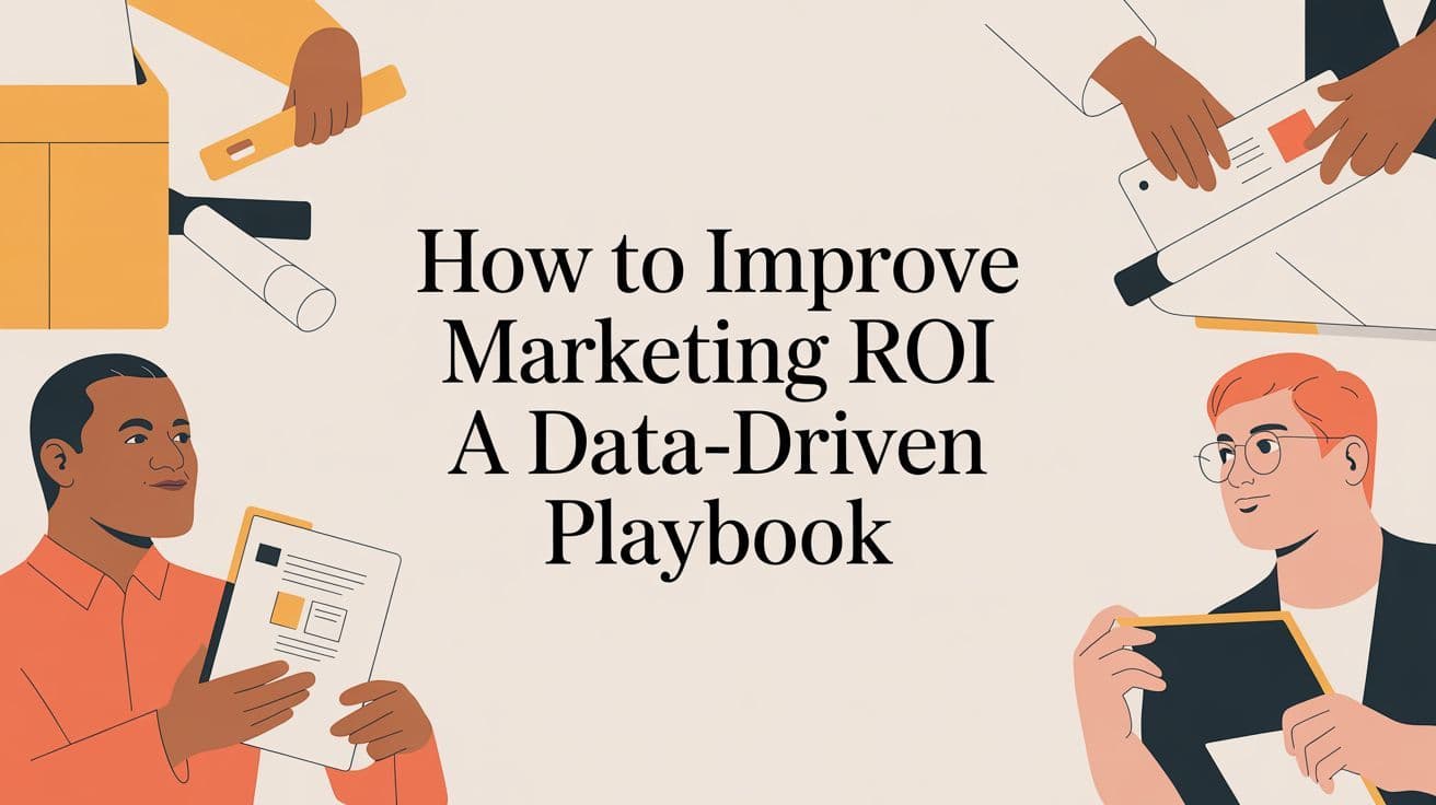 A Data-Driven Playbook for Improving Marketing ROI