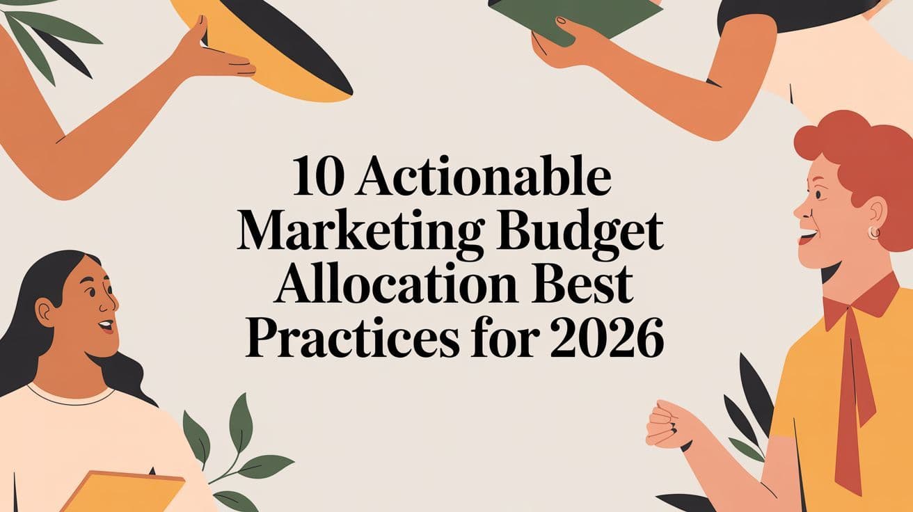 10 Actionable Marketing Budget Allocation Best Practices for 2026