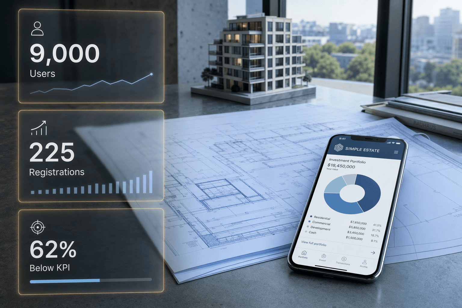 simple estate — hero